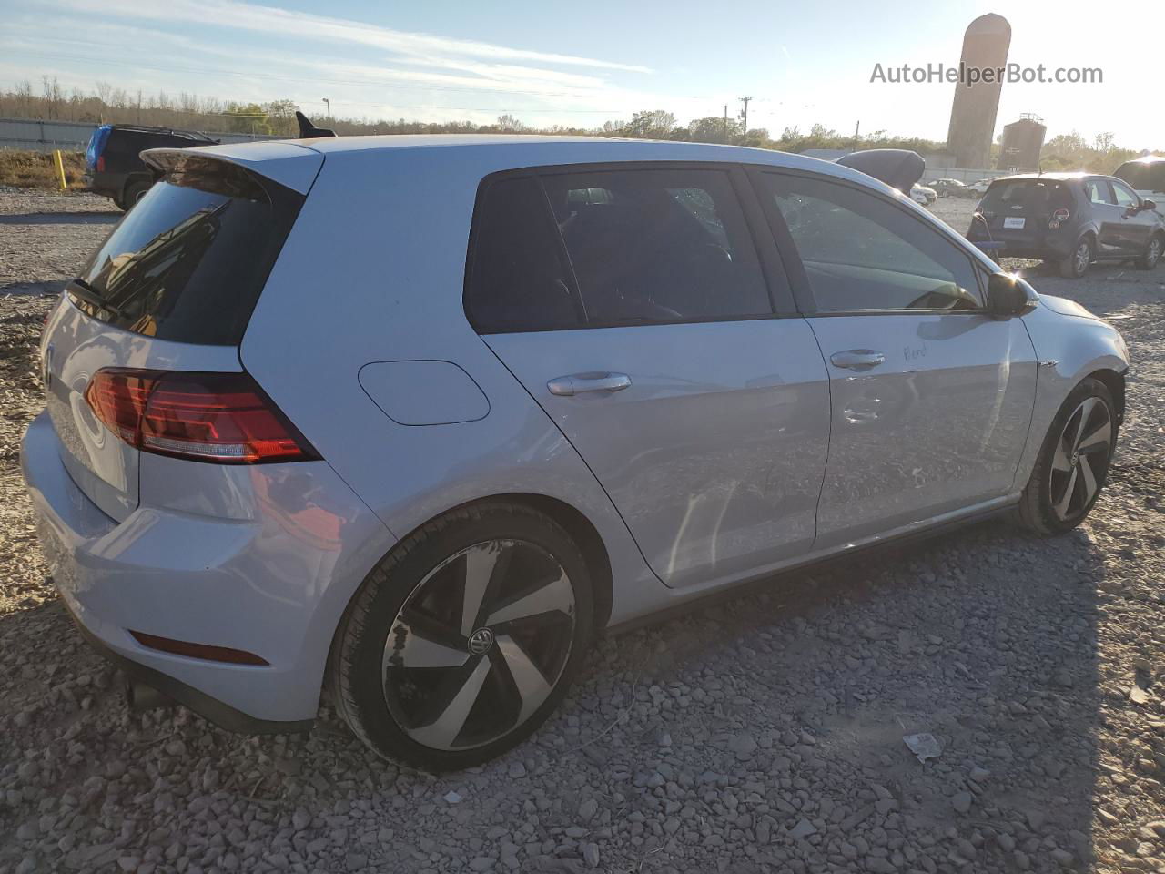 2018 Volkswagen Gti S White vin: 3VW547AU3JM251093