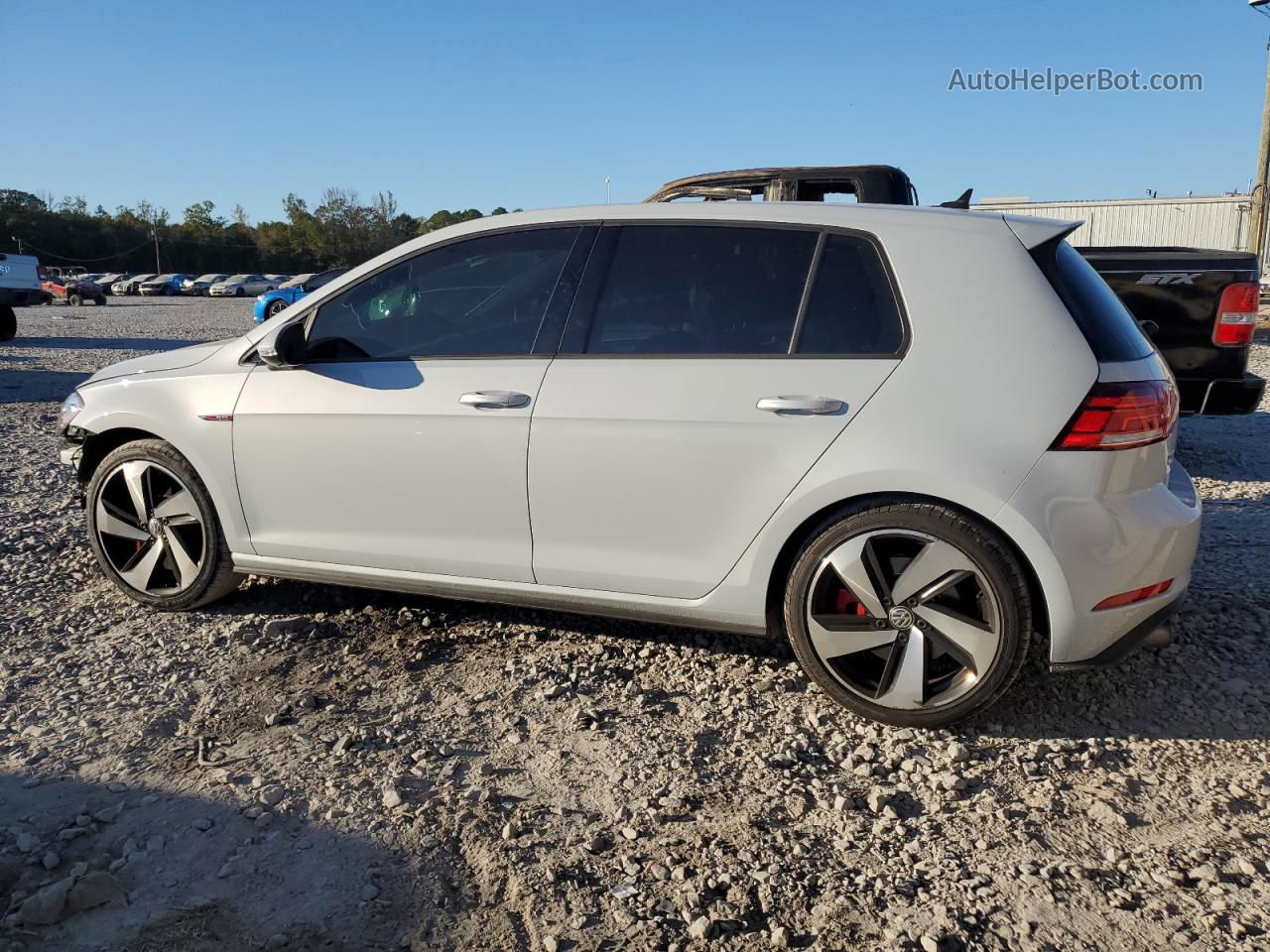 2018 Volkswagen Gti S White vin: 3VW547AU3JM251093