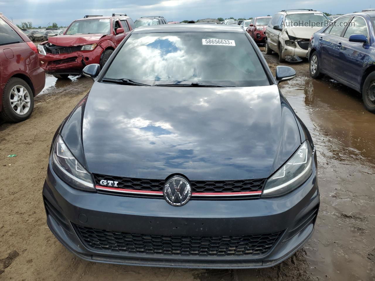 2018 Volkswagen Gti S Blue vin: 3VW547AU3JM274745