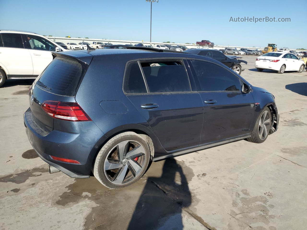 2018 Volkswagen Gti S Gray vin: 3VW547AU3JM286233