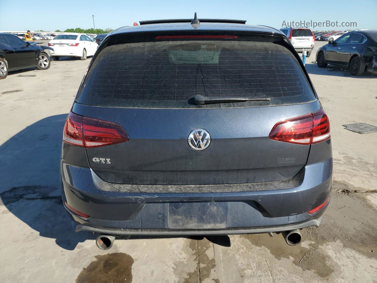 2018 Volkswagen Gti S Gray vin: 3VW547AU3JM286233