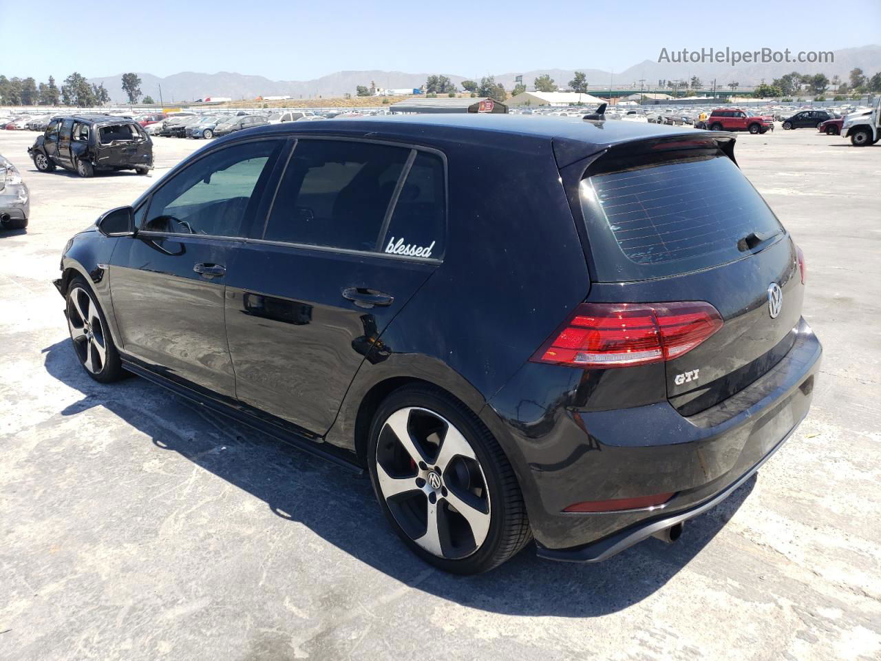 2018 Volkswagen Gti S Black vin: 3VW547AU3JM290430