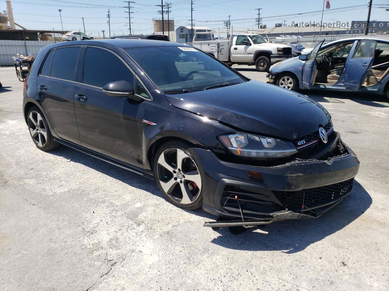 2018 Volkswagen Gti S Black vin: 3VW547AU3JM290430