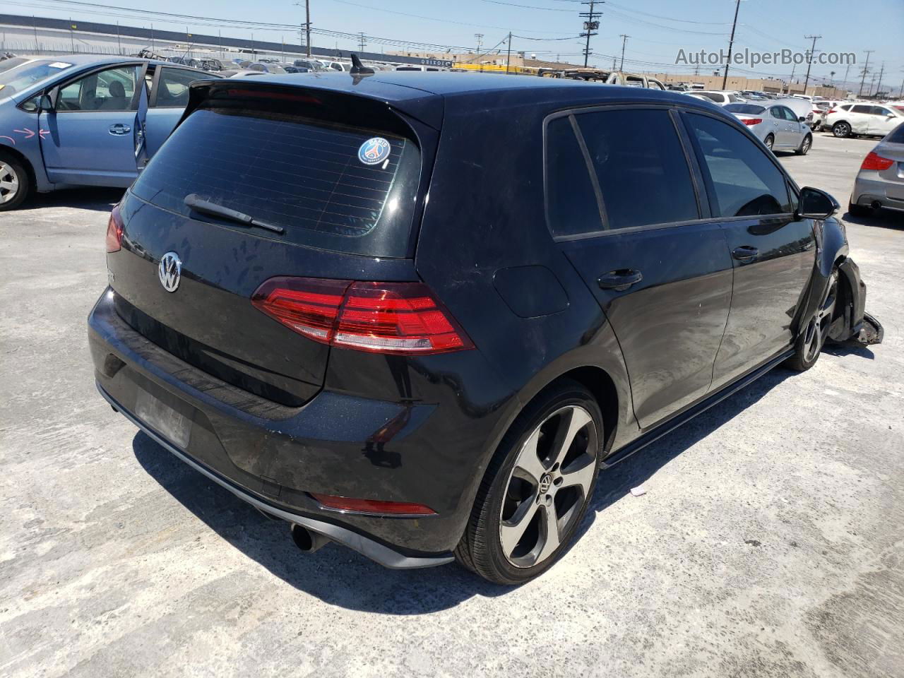 2018 Volkswagen Gti S Black vin: 3VW547AU3JM290430