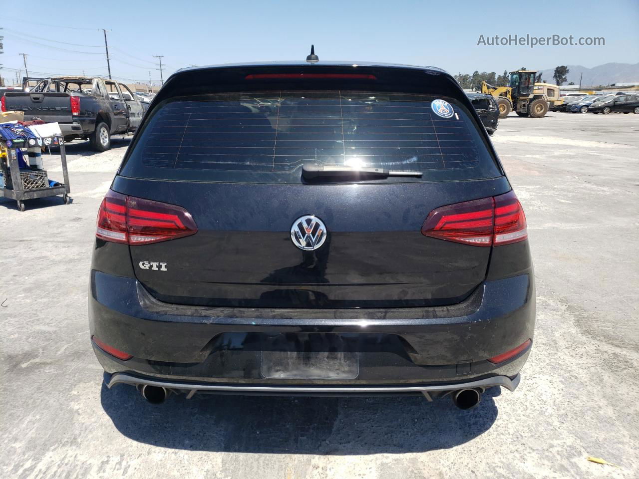 2018 Volkswagen Gti S Black vin: 3VW547AU3JM290430