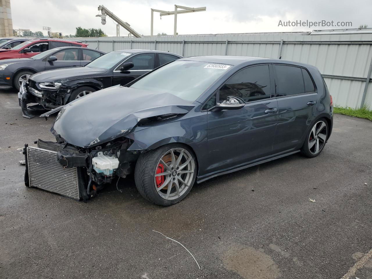 2018 Volkswagen Gti S Синий vin: 3VW547AU3JM297586