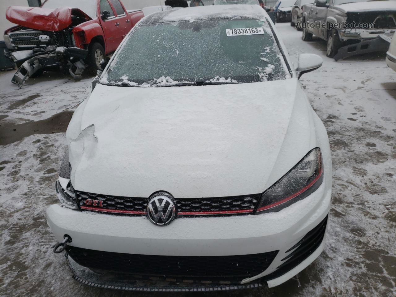 2016 Volkswagen Gti S/se White vin: 3VW547AU4GM024892