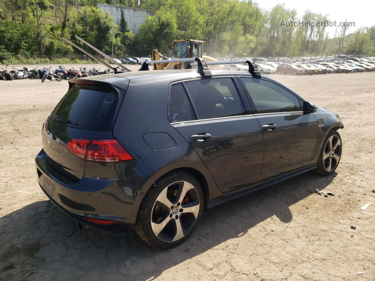 2017 Volkswagen Gti Sport Gray vin: 3VW547AU4HM026031