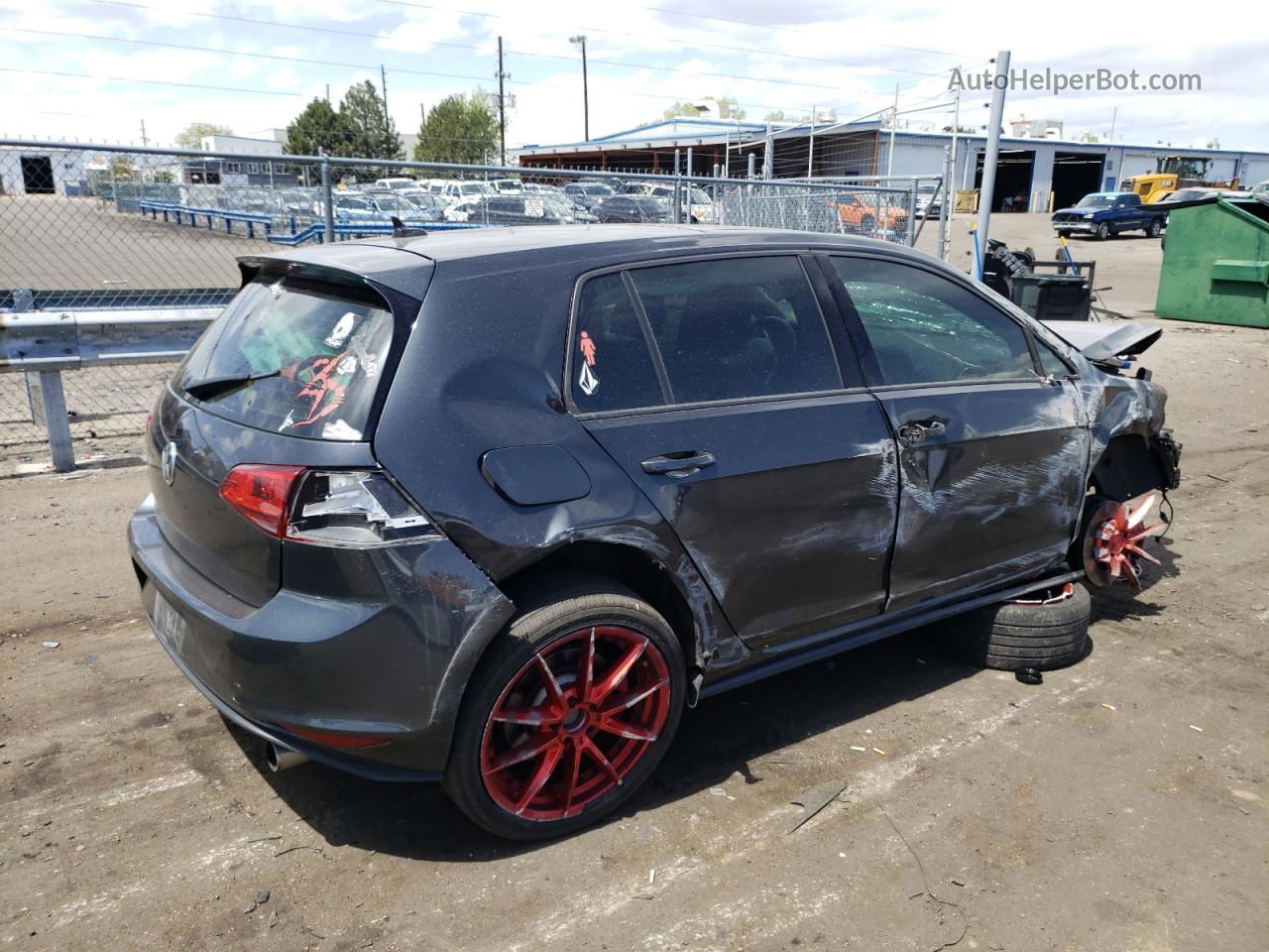 2017 Volkswagen Gti Sport Угольный vin: 3VW547AU4HM069543