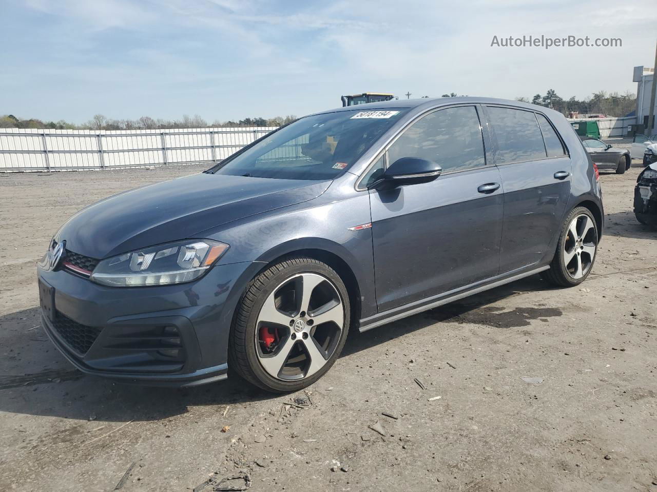 2018 Volkswagen Gti S Charcoal vin: 3VW547AU4JM251314