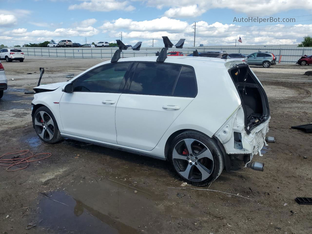 2018 Volkswagen Gti S Белый vin: 3VW547AU4JM252267