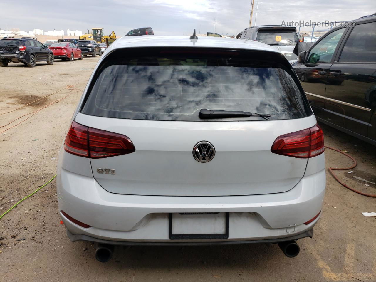 2018 Volkswagen Gti S Silver vin: 3VW547AU4JM253919