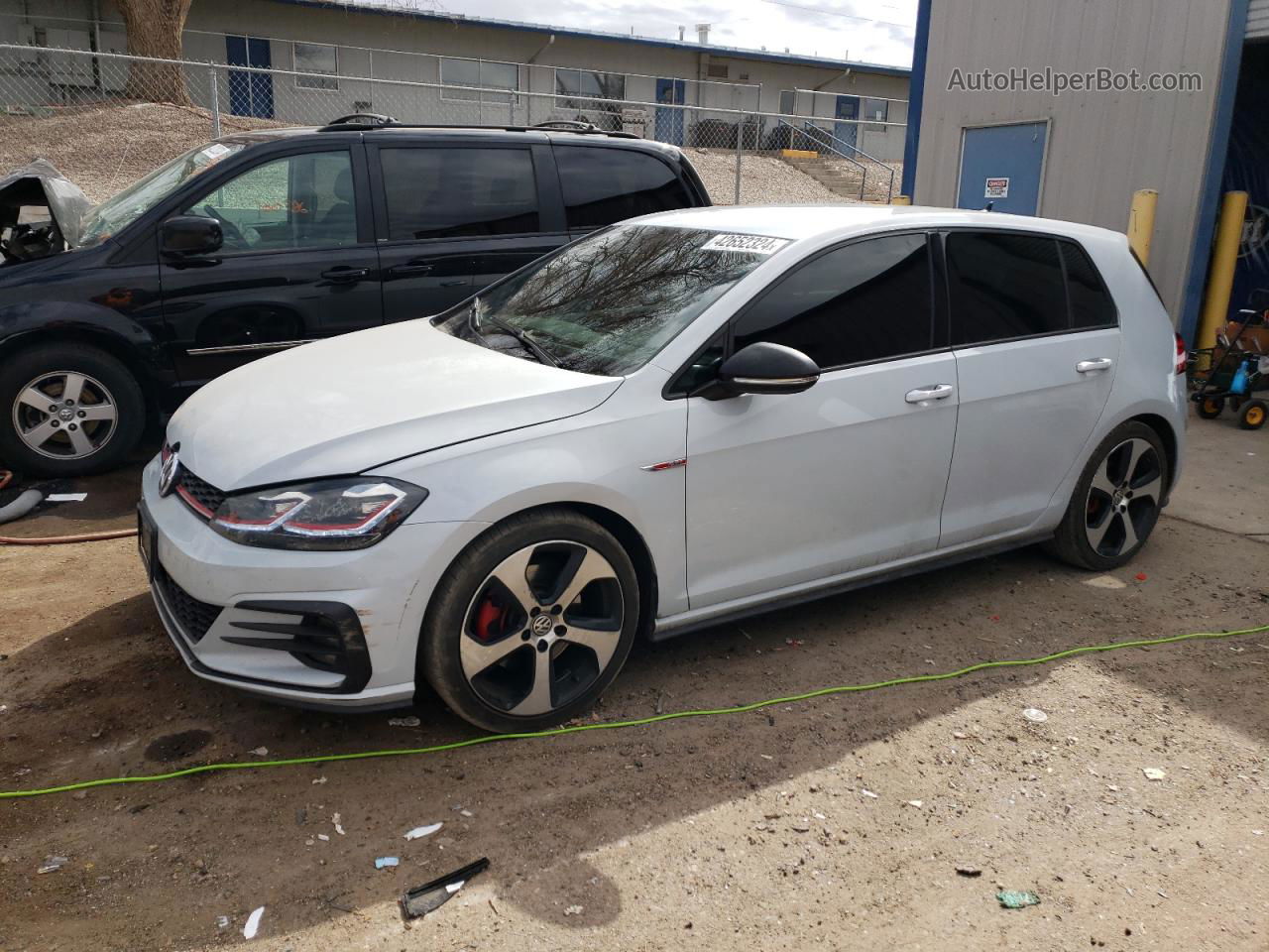 2018 Volkswagen Gti S Silver vin: 3VW547AU4JM253919