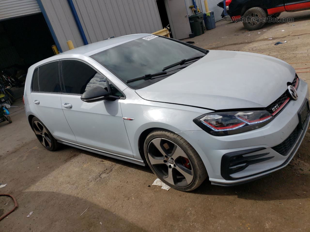 2018 Volkswagen Gti S Silver vin: 3VW547AU4JM253919