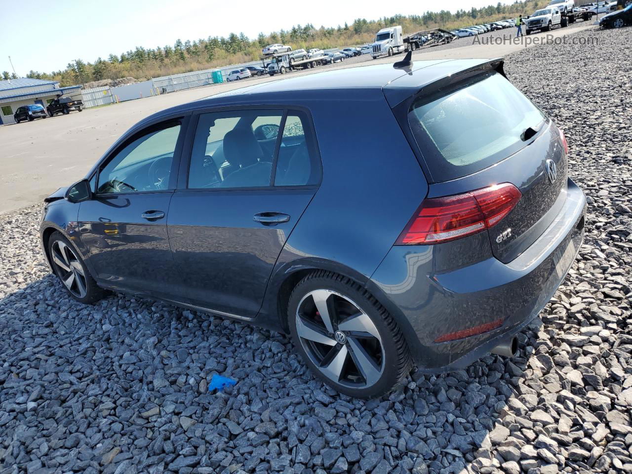 2018 Volkswagen Gti S Gray vin: 3VW547AU4JM260434