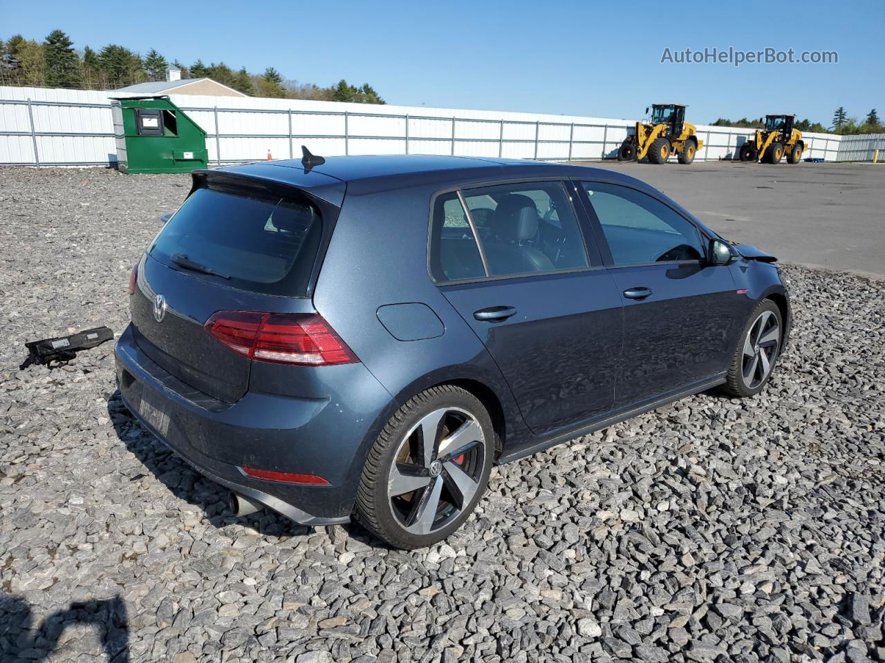 2018 Volkswagen Gti S Gray vin: 3VW547AU4JM260434