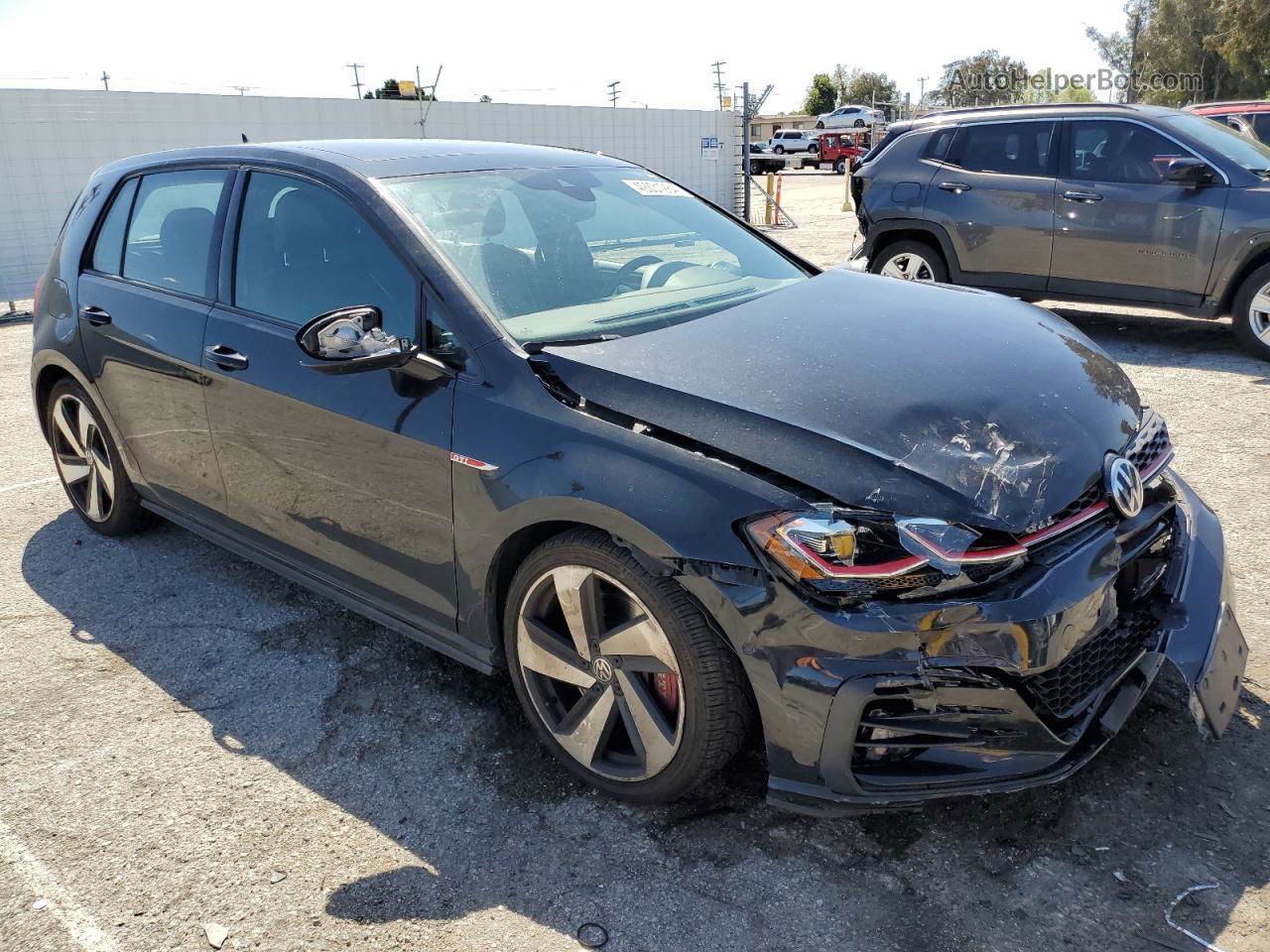 2018 Volkswagen Gti S Black vin: 3VW547AU4JM290520