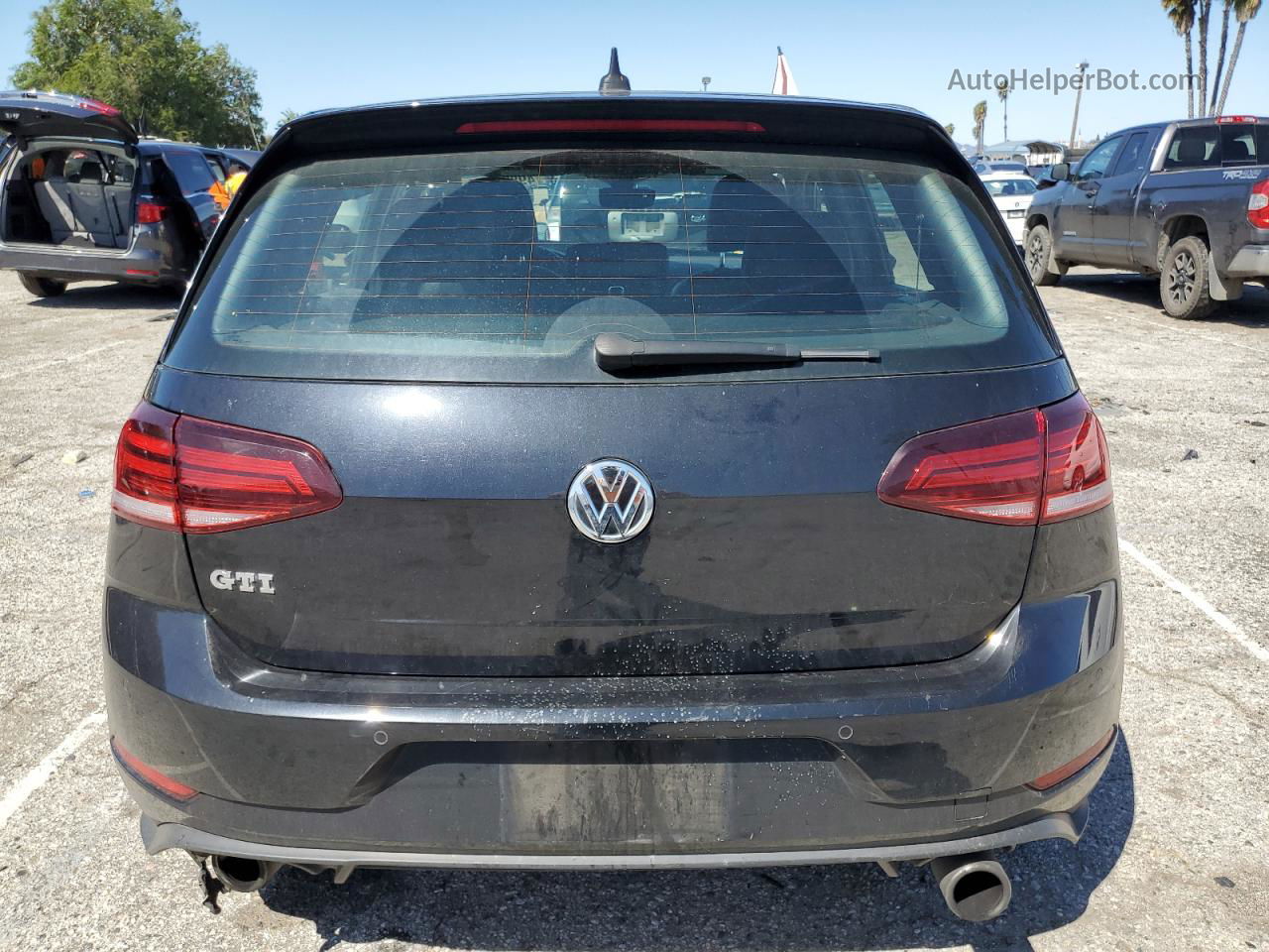 2018 Volkswagen Gti S Black vin: 3VW547AU4JM290520