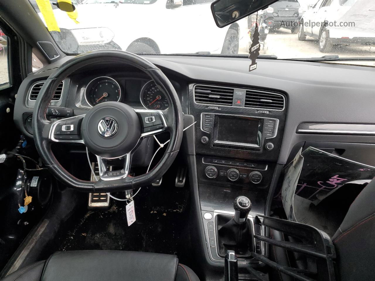 2015 Volkswagen Gti  Black vin: 3VW547AU5FM103759