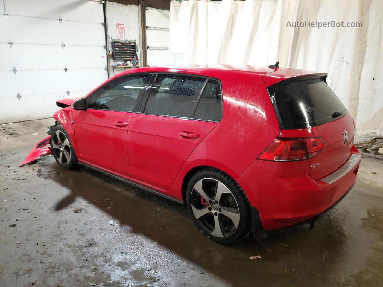 2016 Volkswagen Gti S/se Red vin: 3VW547AU5GM003100