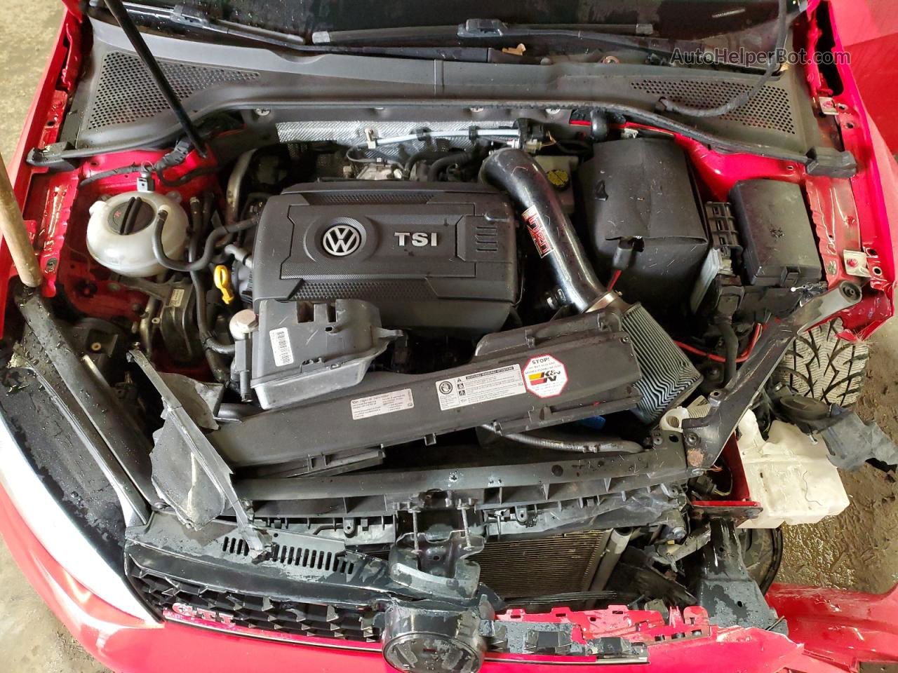2016 Volkswagen Gti S/se Red vin: 3VW547AU5GM003100