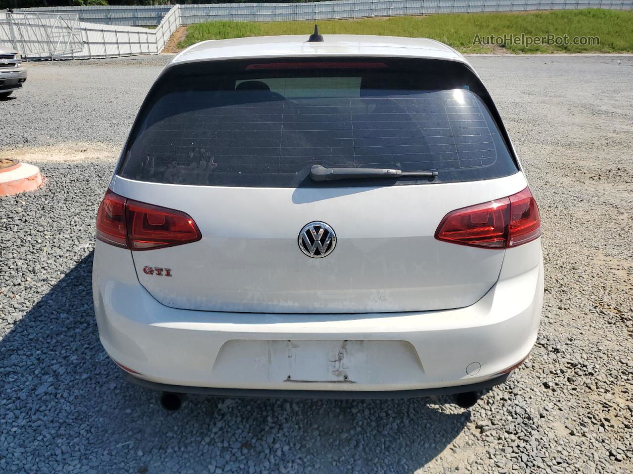 2016 Volkswagen Gti S/se White vin: 3VW547AU5GM006708