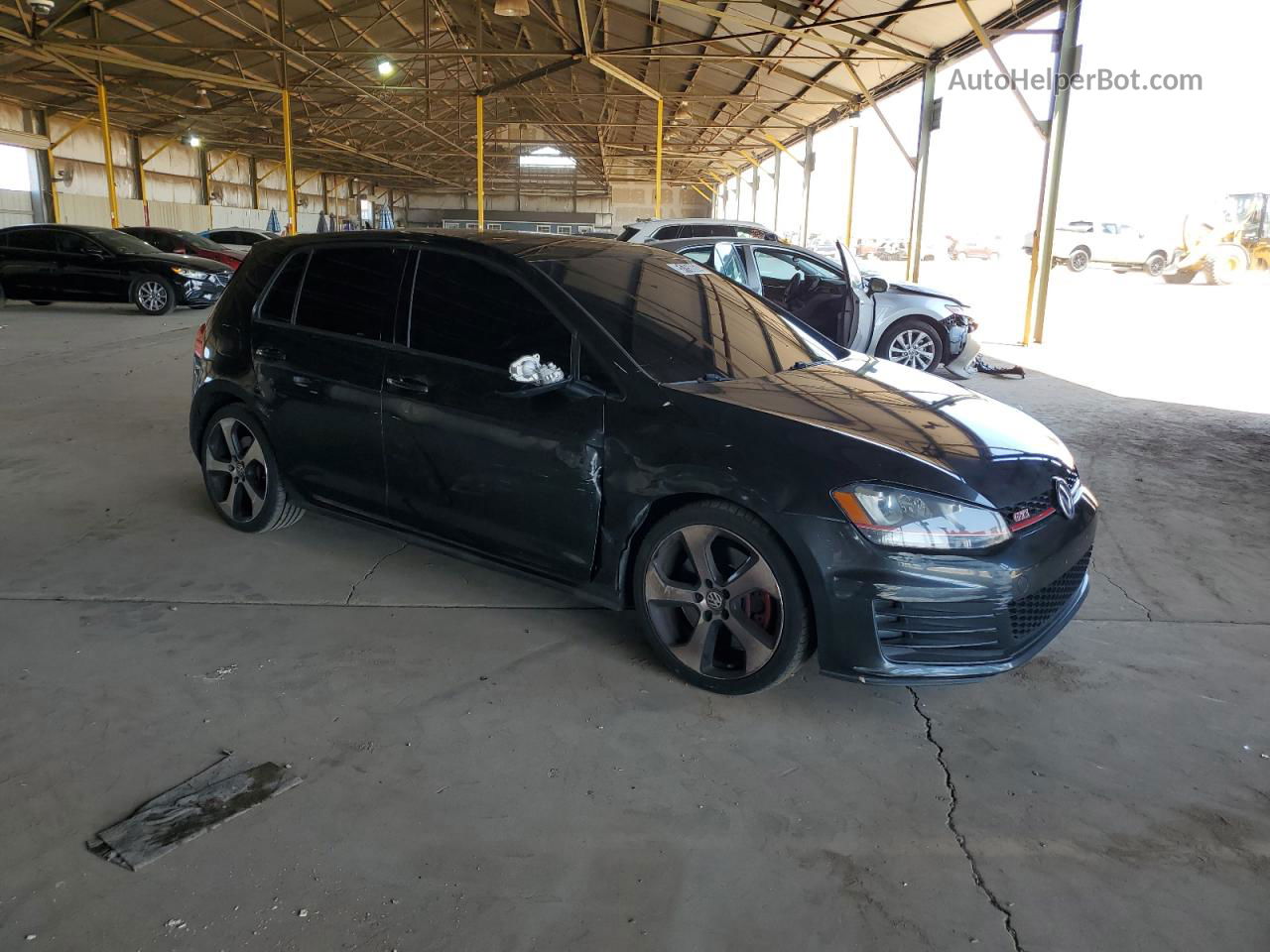 2016 Volkswagen Gti S/se Charcoal vin: 3VW547AU5GM064835