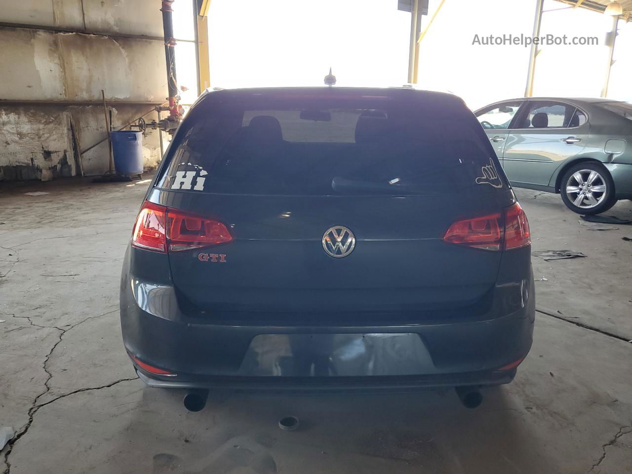 2016 Volkswagen Gti S/se Charcoal vin: 3VW547AU5GM064835