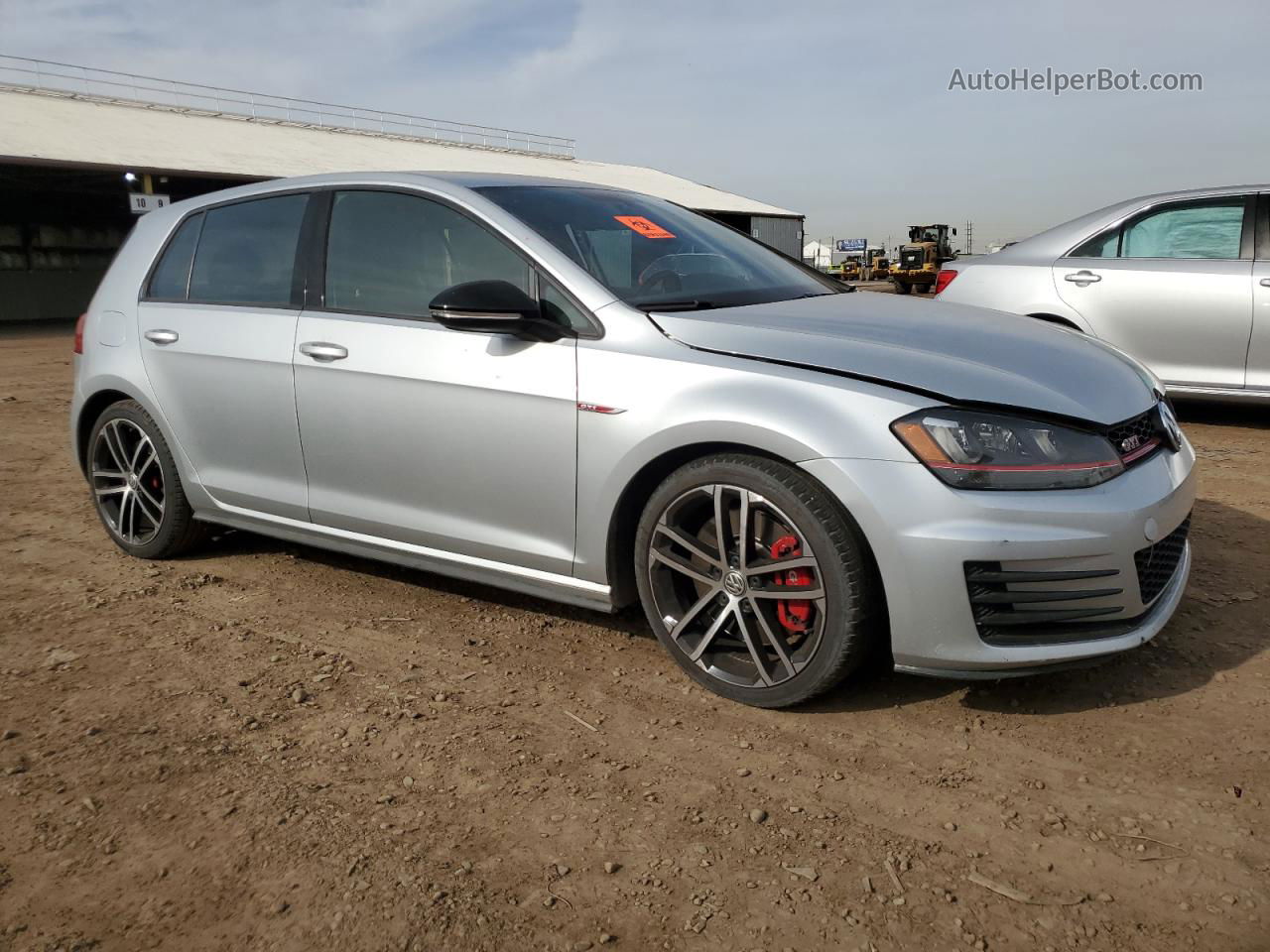 2017 Volkswagen Gti Sport Silver vin: 3VW547AU5HM024322