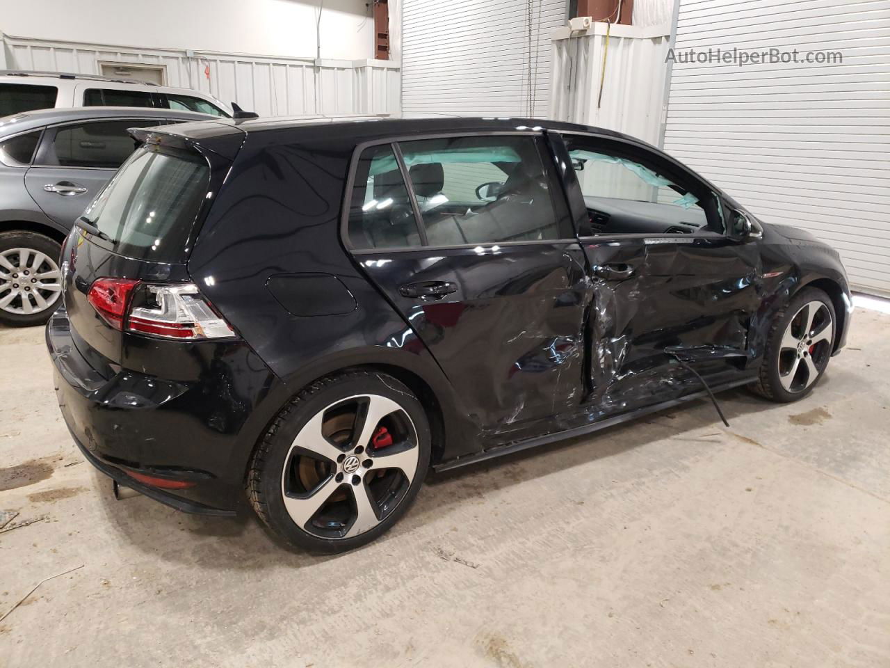 2017 Volkswagen Gti Sport Black vin: 3VW547AU5HM024501