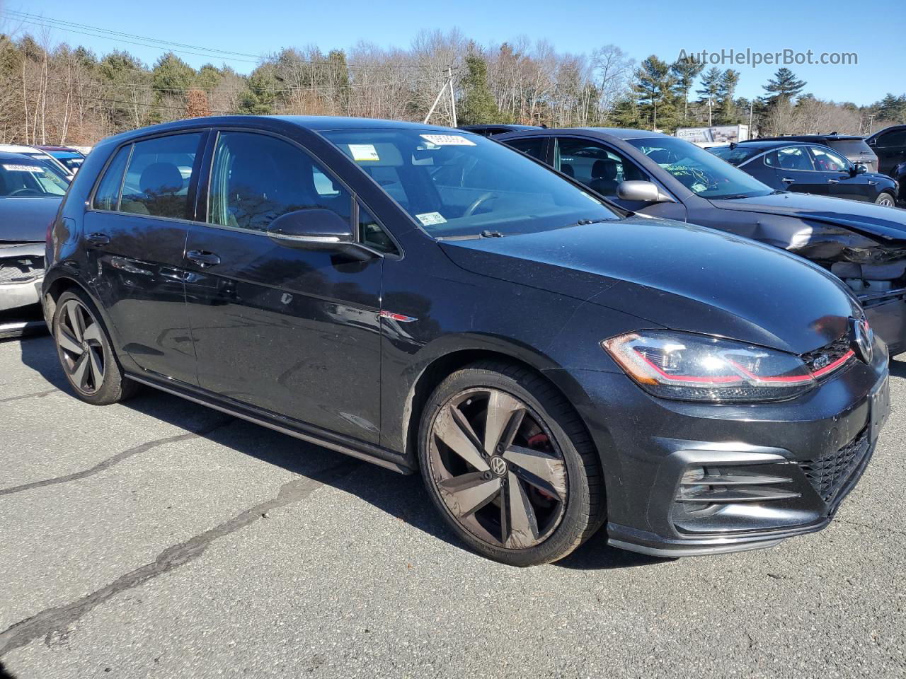 2018 Volkswagen Gti S Black vin: 3VW547AU5JM263620