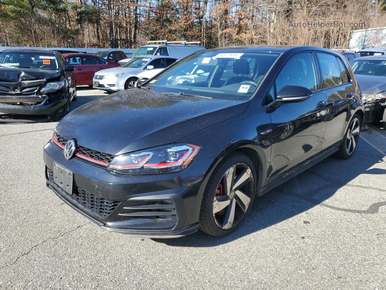 2018 Volkswagen Gti S Black vin: 3VW547AU5JM263620