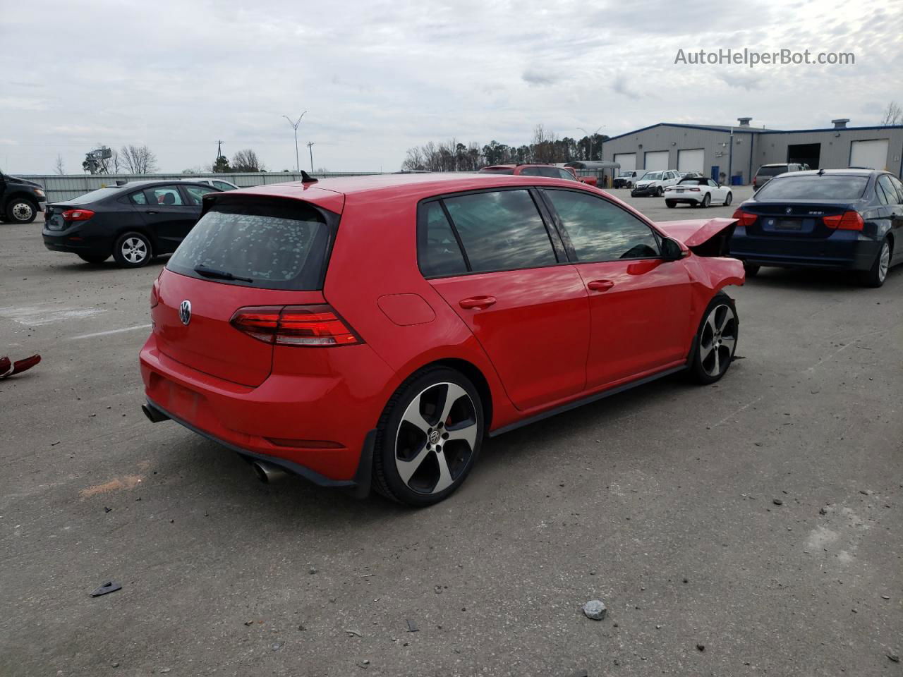 2018 Volkswagen Gti S Red vin: 3VW547AU5JM265805