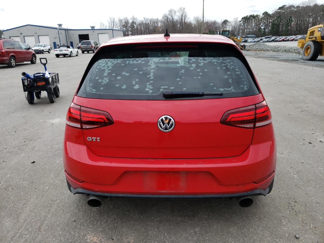 2018 Volkswagen Gti S Red vin: 3VW547AU5JM265805