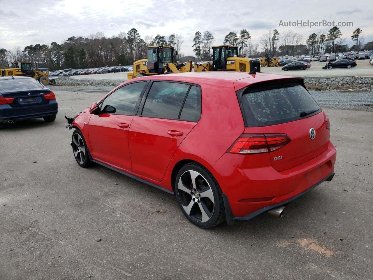 2018 Volkswagen Gti S Red vin: 3VW547AU5JM265805