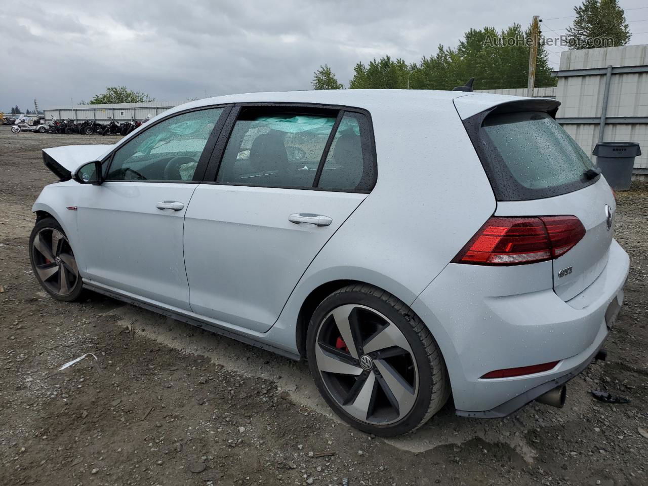 2018 Volkswagen Gti S White vin: 3VW547AU5JM275962