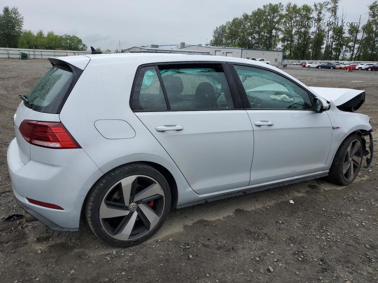 2018 Volkswagen Gti S White vin: 3VW547AU5JM275962