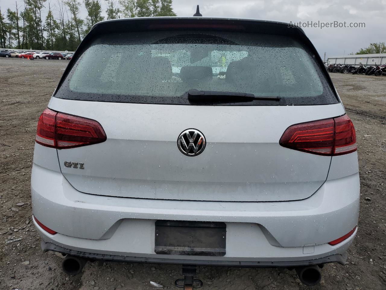 2018 Volkswagen Gti S White vin: 3VW547AU5JM275962