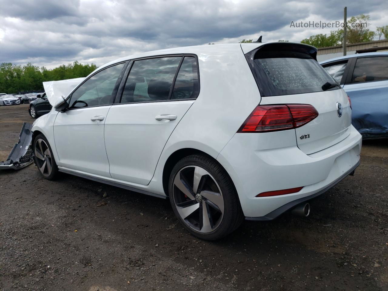 2018 Volkswagen Gti S White vin: 3VW547AU5JM285827