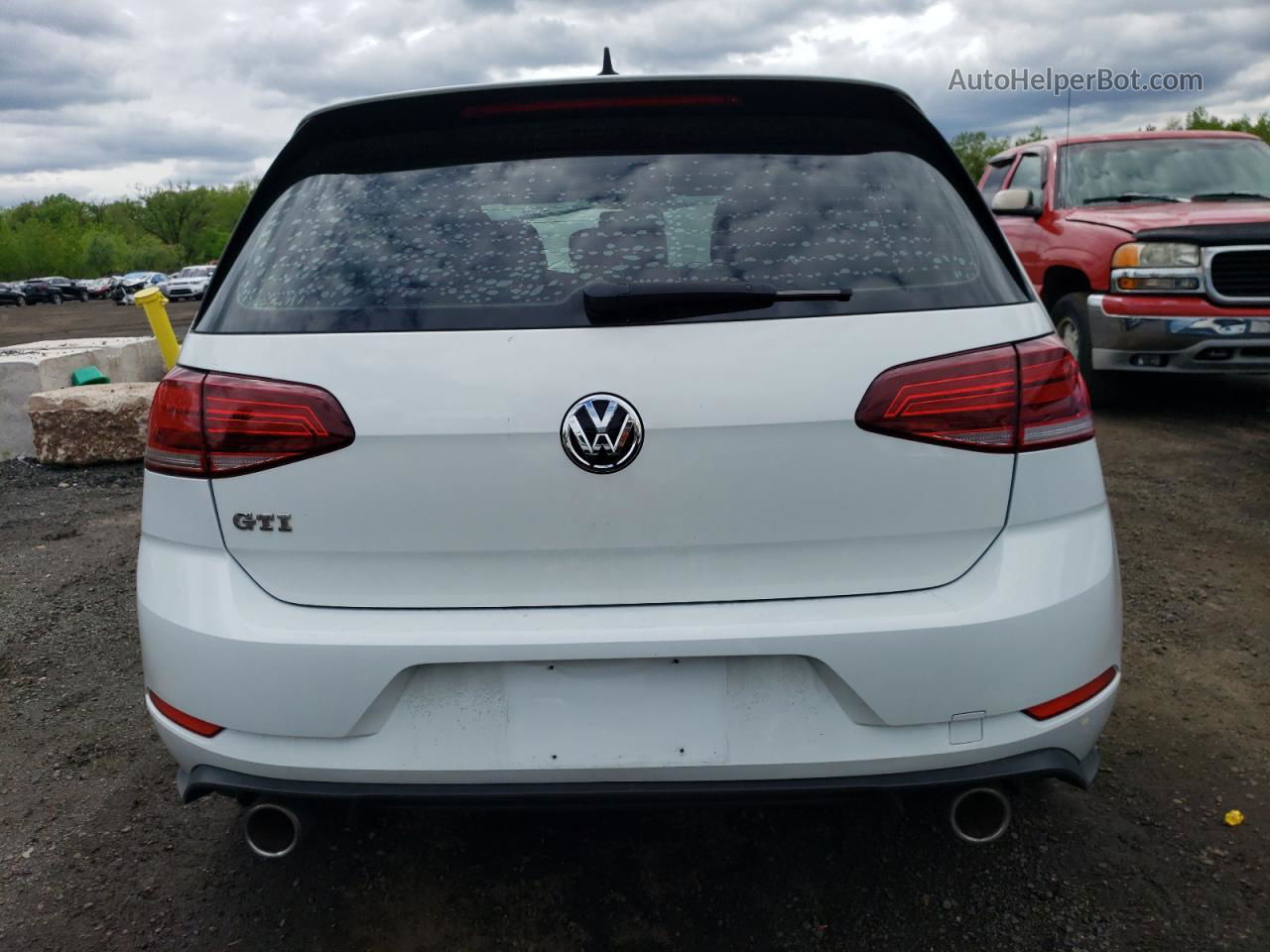 2018 Volkswagen Gti S White vin: 3VW547AU5JM285827
