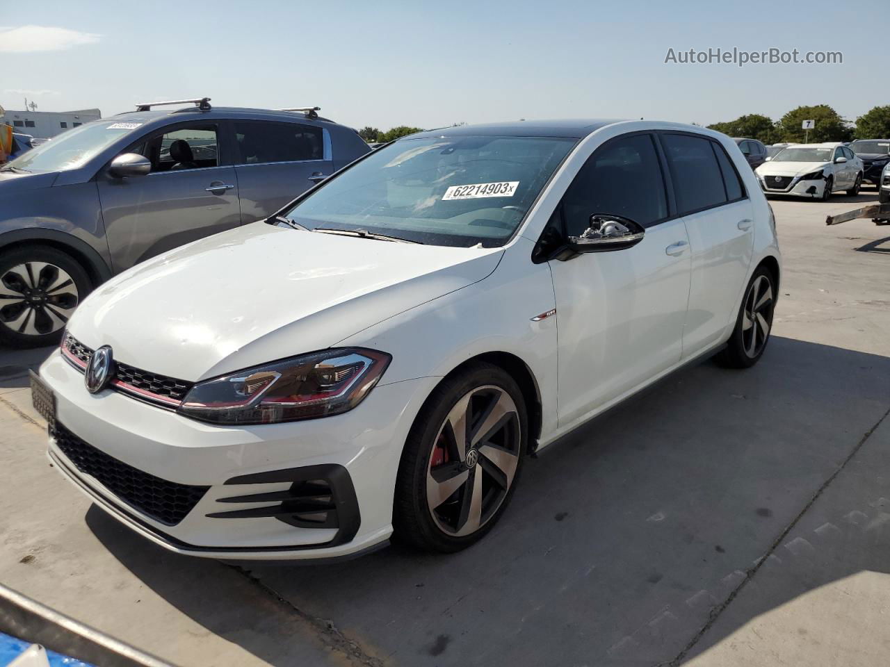 2018 Volkswagen Gti S Белый vin: 3VW547AU5JM286024