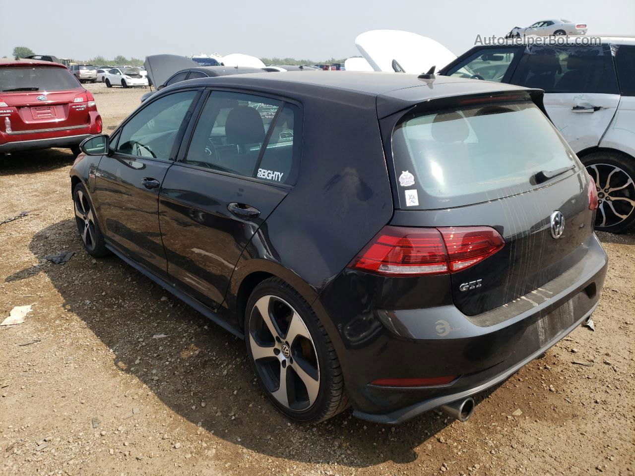 2018 Volkswagen Gti S Black vin: 3VW547AU5JM290798