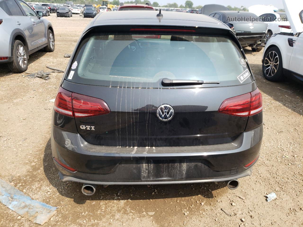 2018 Volkswagen Gti S Black vin: 3VW547AU5JM290798