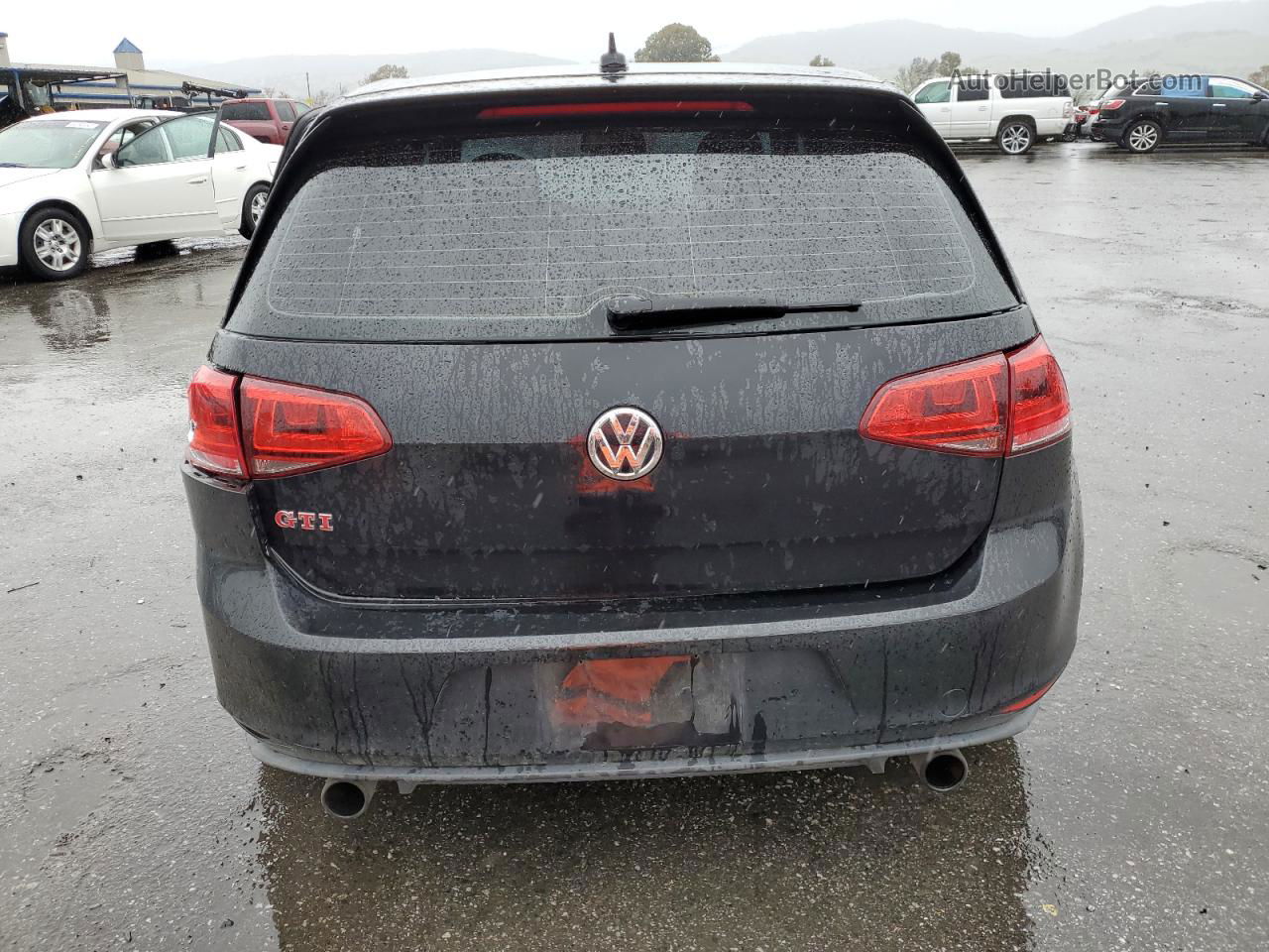 2016 Volkswagen Gti S/se Черный vin: 3VW547AU6GM043198