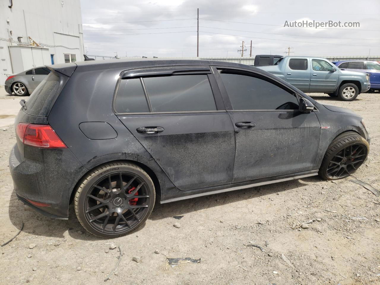 2017 Volkswagen Gti Sport Black vin: 3VW547AU6HM061783