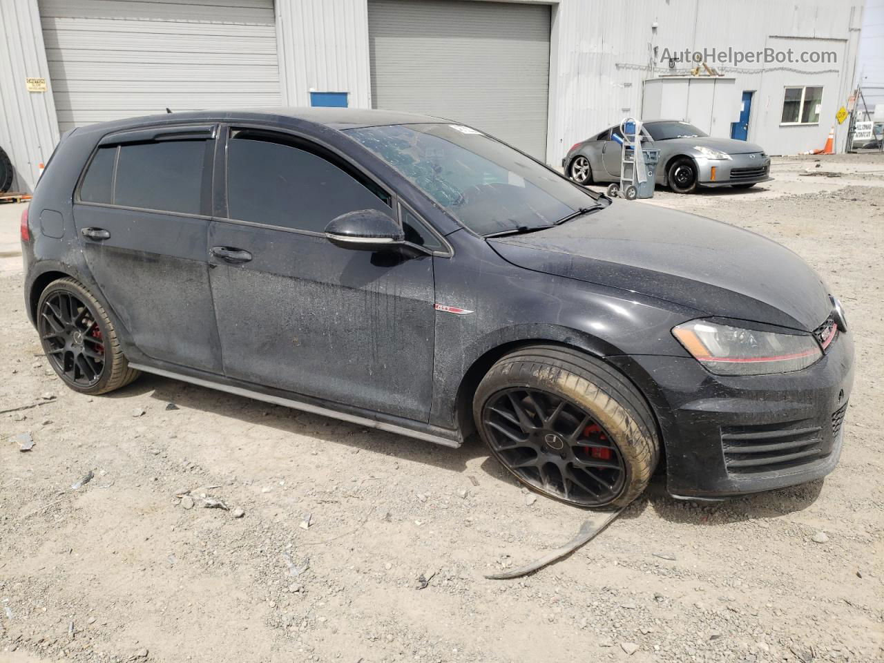 2017 Volkswagen Gti Sport Black vin: 3VW547AU6HM061783