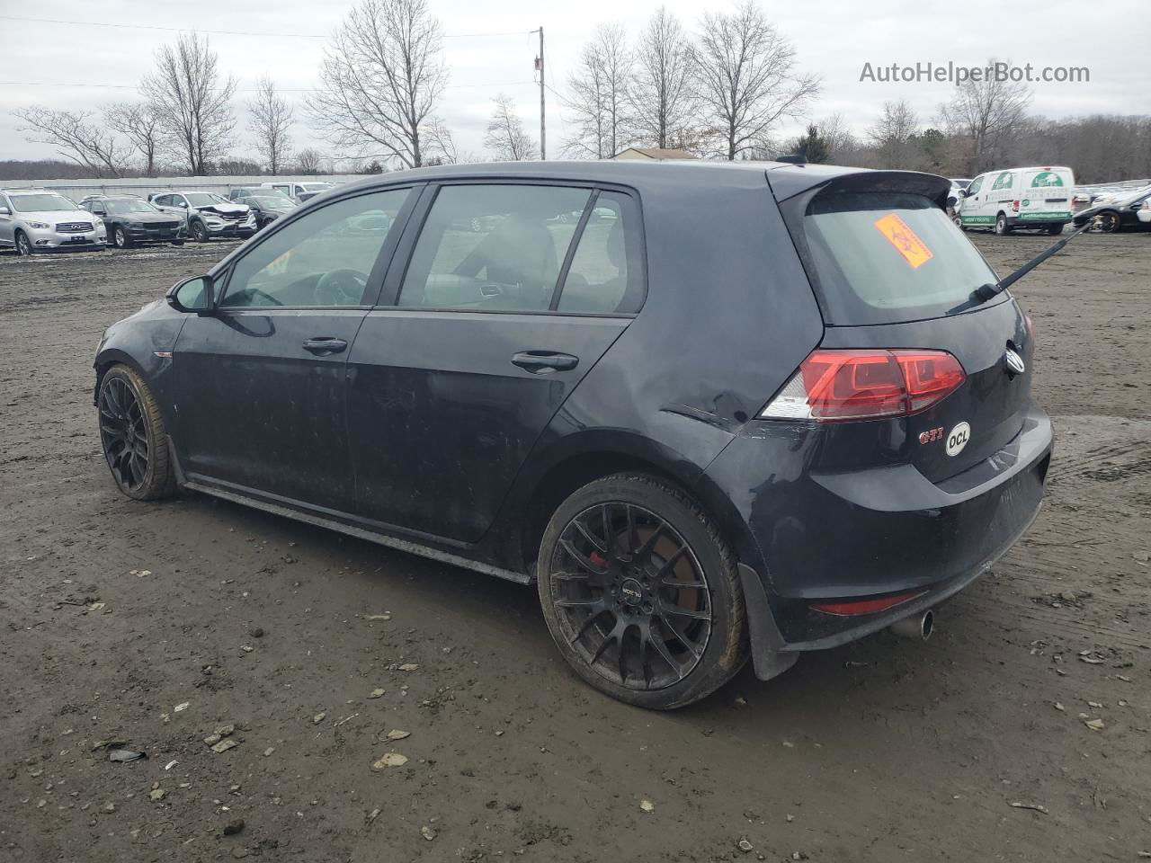 2017 Volkswagen Gti Sport Black vin: 3VW547AU6HM065252