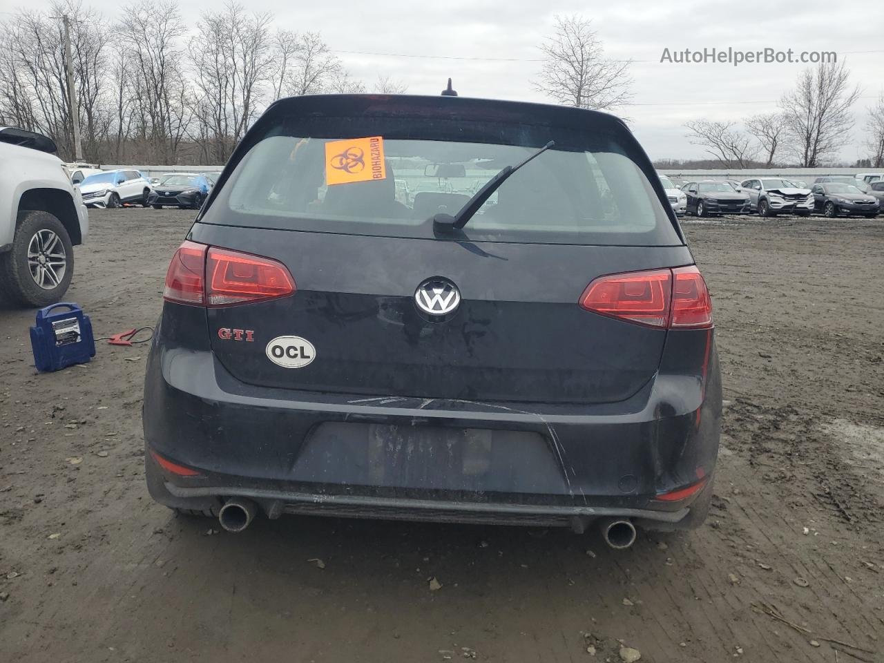 2017 Volkswagen Gti Sport Black vin: 3VW547AU6HM065252