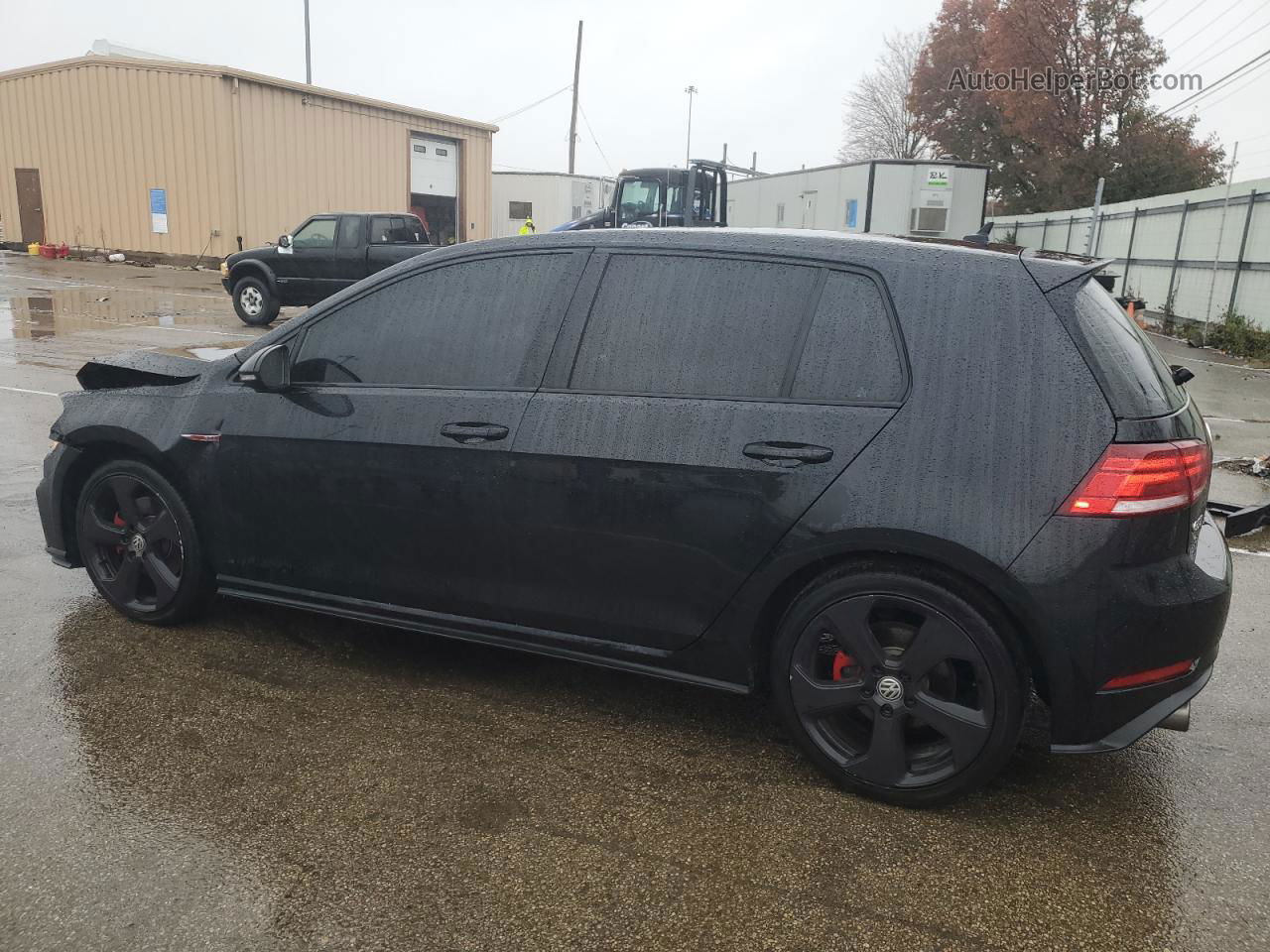 2018 Volkswagen Gti S Black vin: 3VW547AU6JM292186