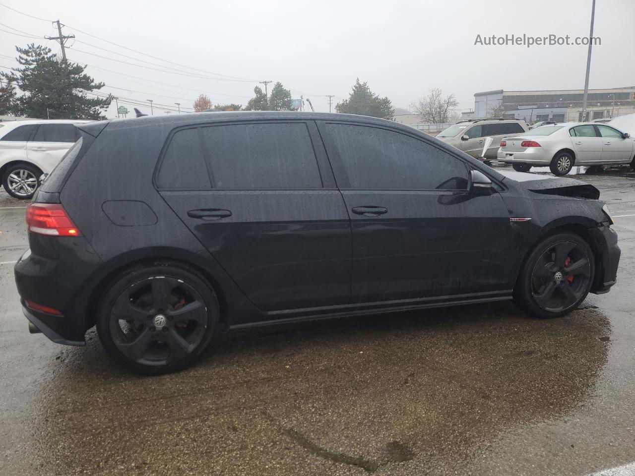 2018 Volkswagen Gti S Black vin: 3VW547AU6JM292186